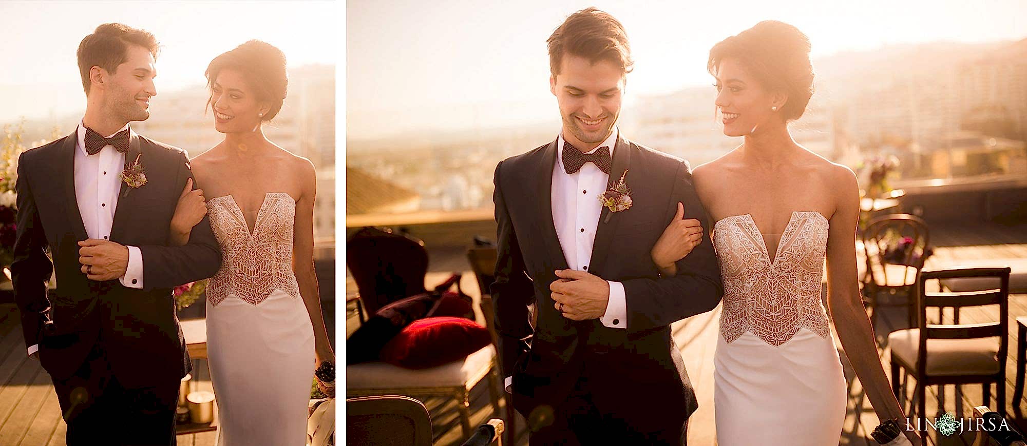 Roosevelt Hotel Hollywood Stylized Photography Couple Golden Hour