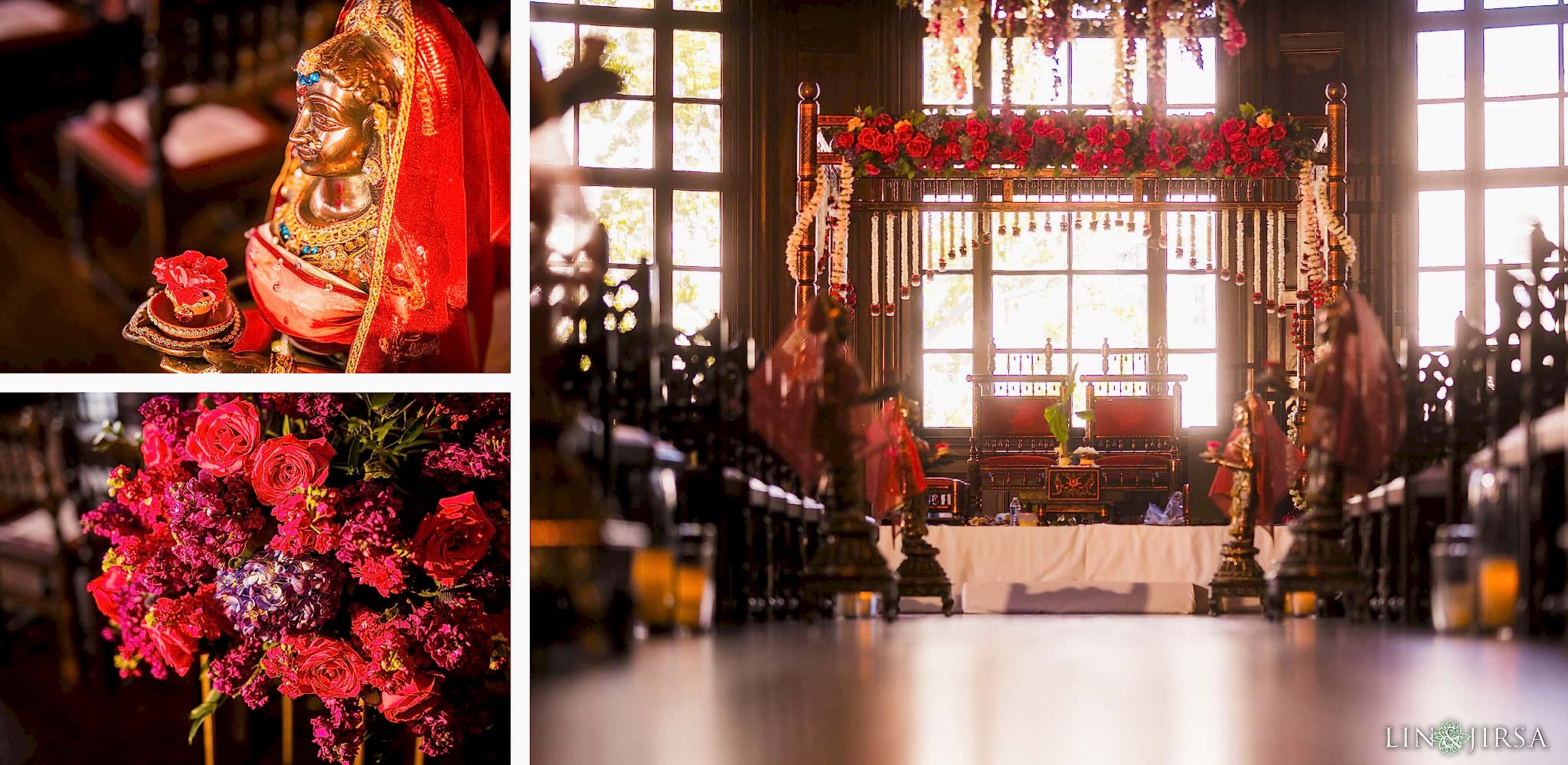 the ebell of los angeles indian wedding ceremony photography