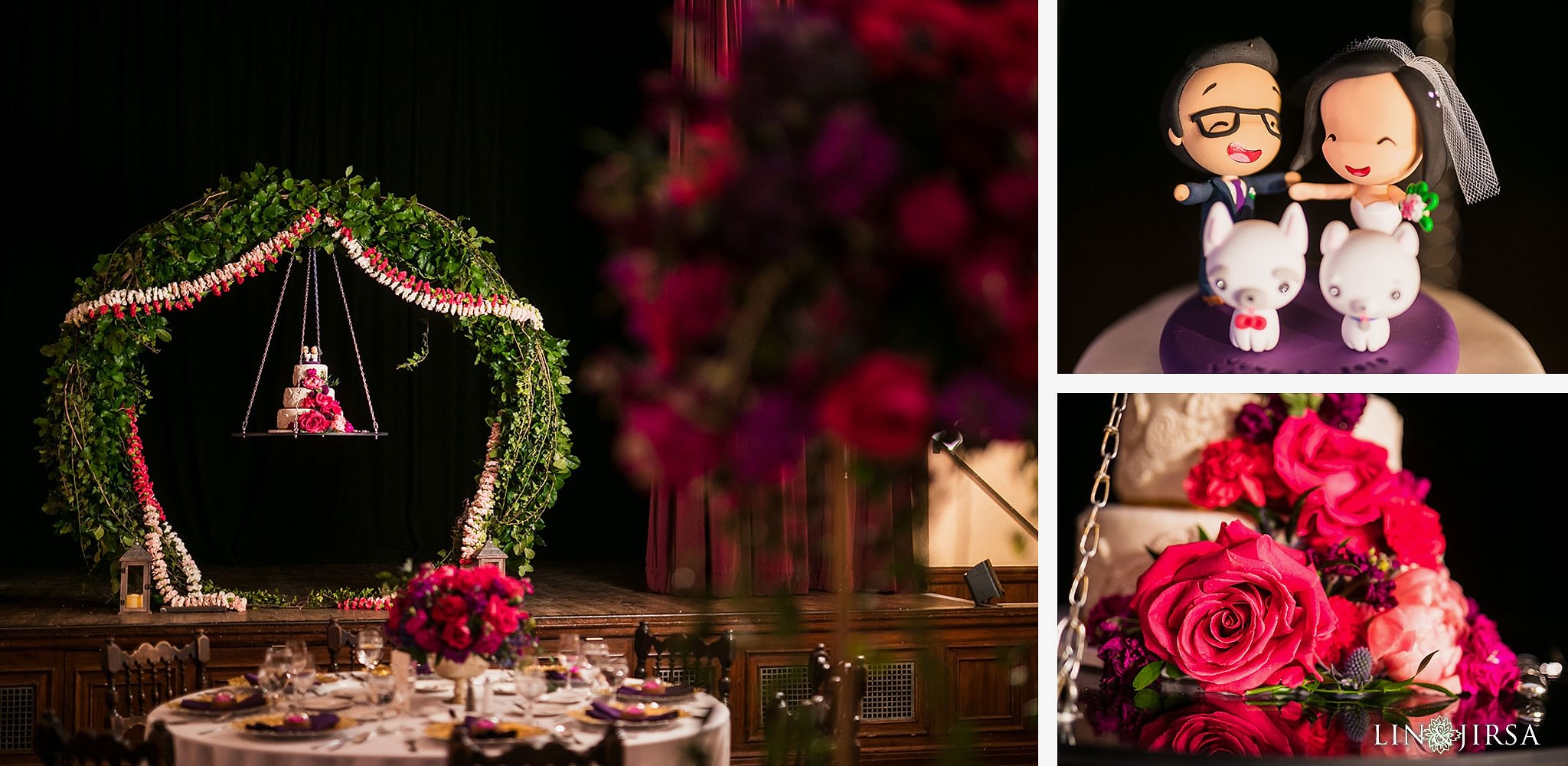 the ebell of los angeles indian wedding cake photography