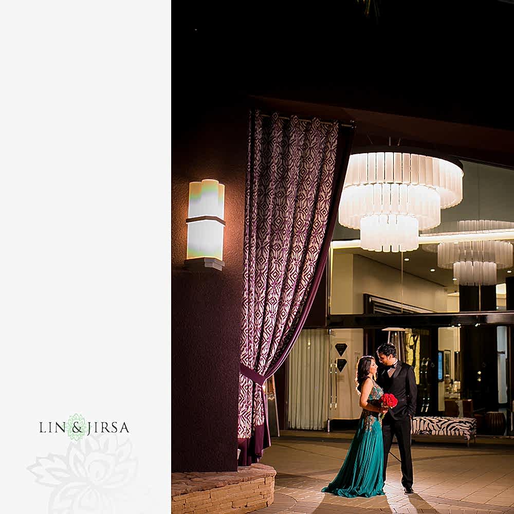 Avenue of the arts costa mesa wedding photography night photo