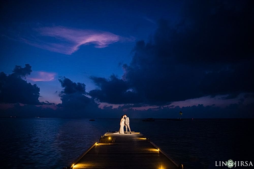 blue hour wedding photo maldives blue hour wedding photo maldives