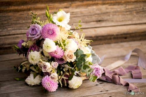 Bridal Bouquet LV Floral Events Hotel Seven 4 One Wedding Photography