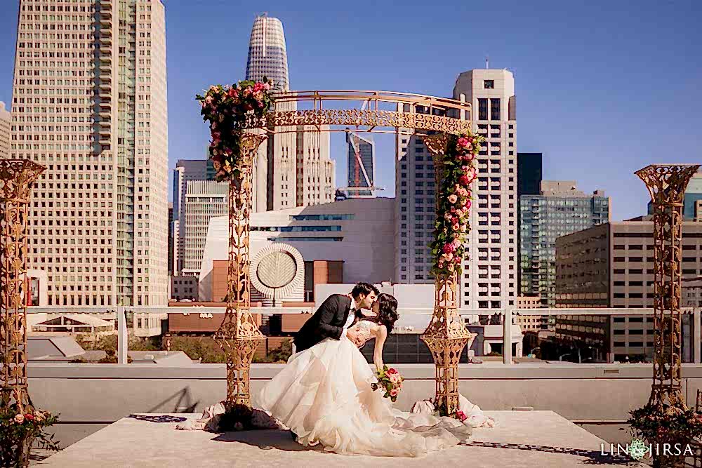 City View at Metreon San Francisco Wedding Venue Fusion Asian Wedding Photography