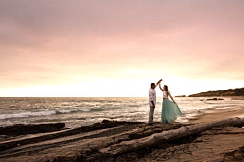 crystal cove engagement photography