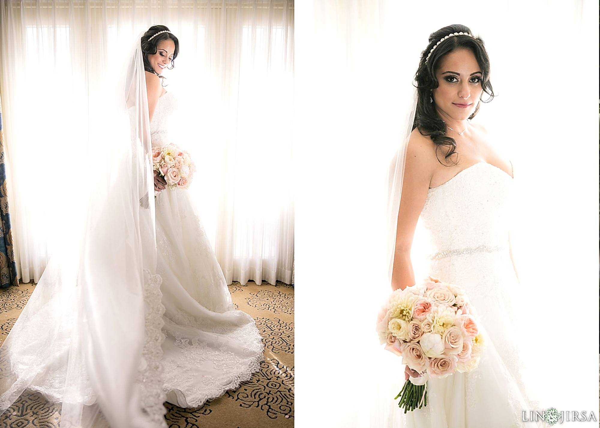 omni la costa resort persian wedding photography bride portrait