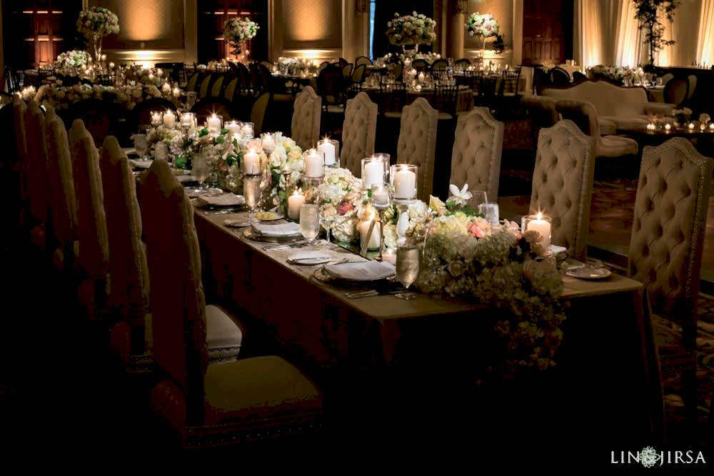Santa Barbara Bacara Resort Wedding Photos reception dinner