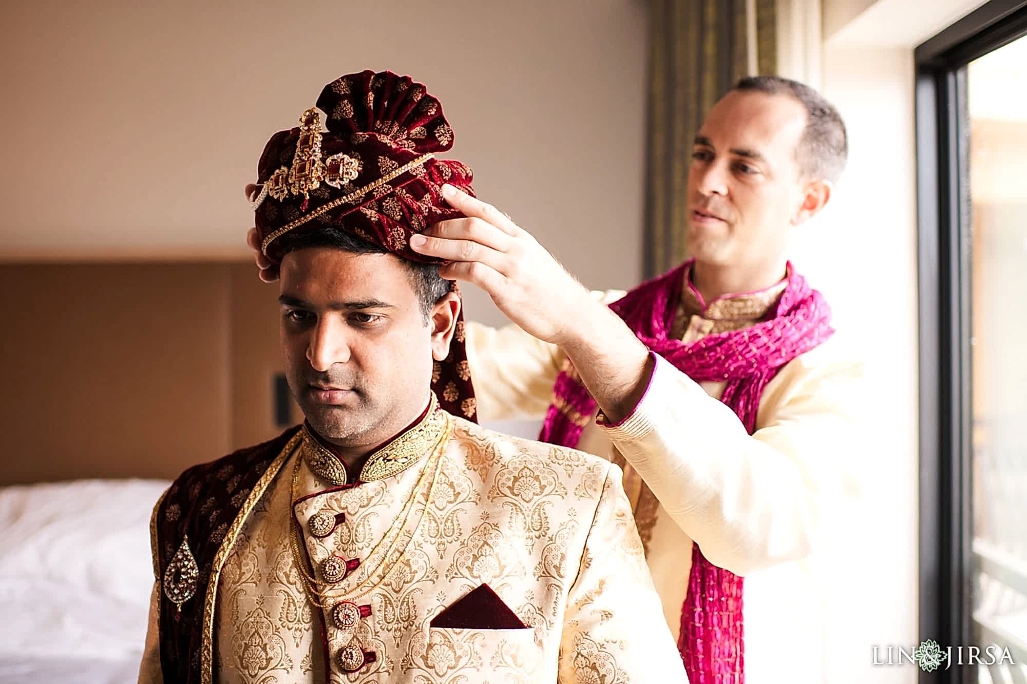 sheraton carlsbad resort indian wedding photography groom prep