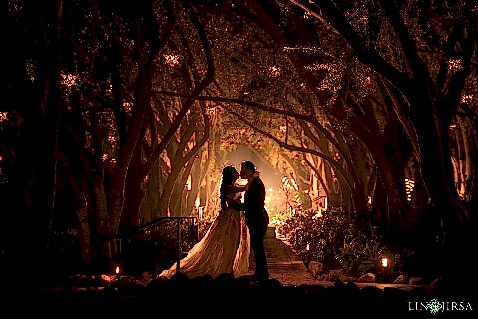 silhouette wedding photography