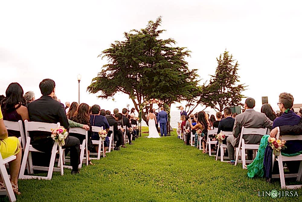 wedding ceremony at redondo beach library