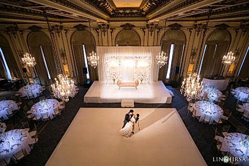WEDDING RECEPTION FAIRMONT SAN FRANCISCO BALLROOM ANAIS EVENT PLANNER